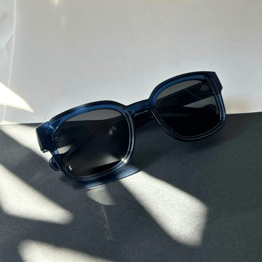 Twilight Sapphire Square Sunglasses - RawBare