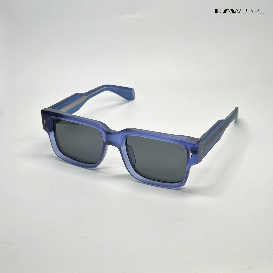 Timeless - Blue Polarized Rectangle Sunglasses - RB2445