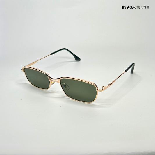 Retro Rim Shades - Green Gold / RB2505