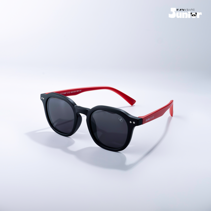 Legacy Cub - Scarlet Jet Kids Polarized Wayfarer Sunglasses - RBK2512