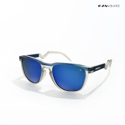 Rajkot Rift - Frost Pulse Polarized Square Sunglasses - RB2845