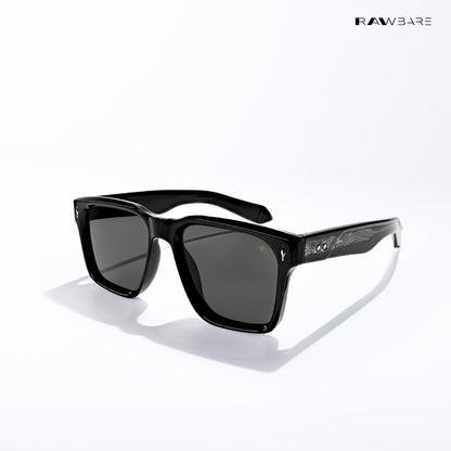 Ziro Fade - Mono Black Square Sunglasses - RB2801