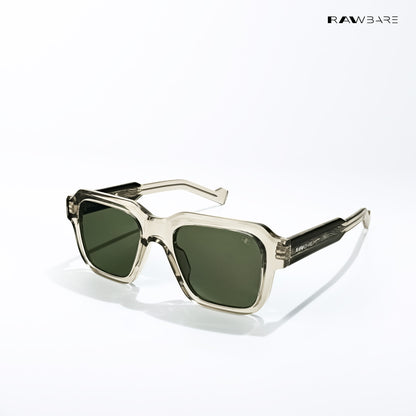 Hubli Duskline - Soft Olive Square Sunglasses - RB2838