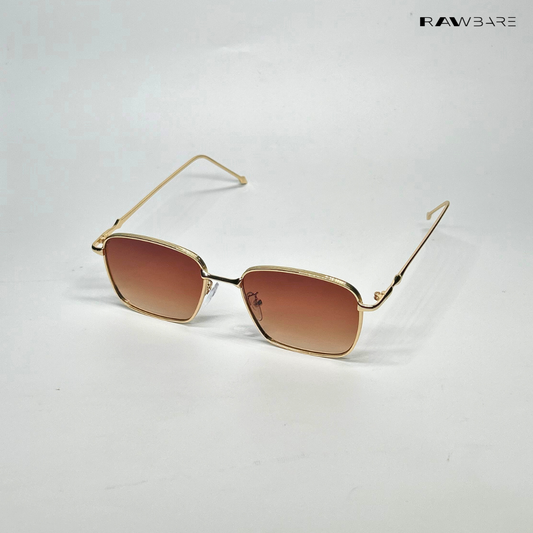 Cornerstone - Gold Rectangle Sunglasses - RB2487