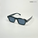 Lilrecta - All Black Rectangle Sunglasses - RB2524