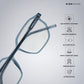 Tawi Gaze - Ocean Blue Cut Angular Hexagon Sunglasses - RB2608