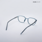 Tawi Gaze - Ocean Blue Cut Angular Hexagon Sunglasses - RB2608