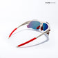 Dagger Rush - Flame Polarized Wrap Around Sunglasses - RB2823