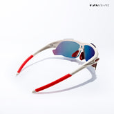 Dagger Rush - Flame Polarized Wrap Around Sunglasses - RB2823