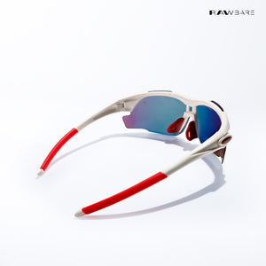 Dagger Rush - Flame Polarized Wrap Around Sunglasses - RB2823