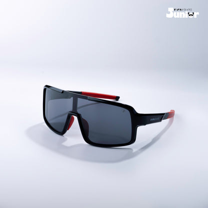 Speed Beam - Turbo Flame Kids Polarized Wrap Around Sunglasses - RBK2537