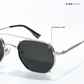 Vizag Prism - Harbor Smoke Polarized Hexagon Sunglasses - RB2614