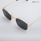 Metal Glint - Black Gold Square Sunglasses - RB2633