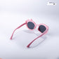 Sparkle Sprint - Magenta Kids Polarized Cateye Sunglasses - RBK2516
