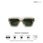 Hubli Duskline - Soft Olive Square Sunglasses - RB2838