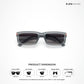 Araku Edge - Dual Flame Rectangle Sunglasses - RB2849
