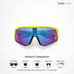 Velocity Core - Neon Surge Polarized Wrap Around Sunglasses - RB2816