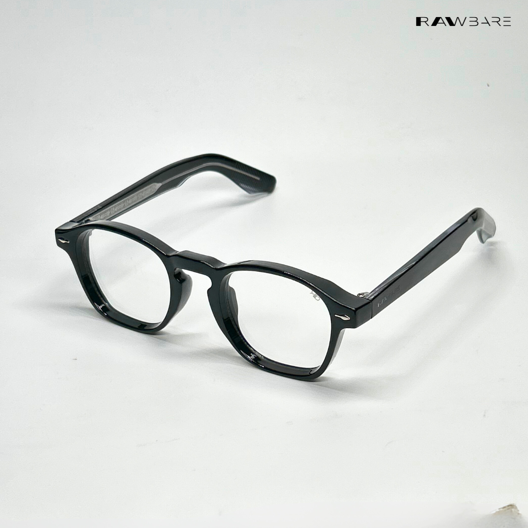 Urban Grid - Black Blue Cut Wayfarer Sunglasses - RB2461
