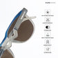 Rajkot Rift - Frost Pulse Polarized Square Sunglasses - RB2845