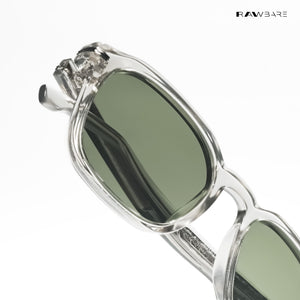 Mysore Muse - Crystal Muse Polarized Square Sunglasses - RB2843