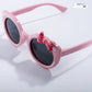 Sparkle Sprint - Magenta Kids Polarized Cateye Sunglasses - RBK2516