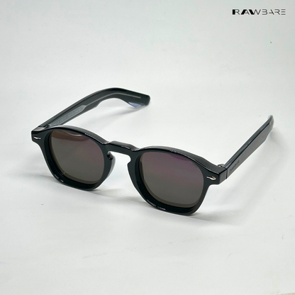 Urban Grid - Black Polarized Wayfarer Sunglasses - RB2457