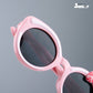 Sparkle Sprint - Magenta Kids Polarized Cateye Sunglasses - RBK2516