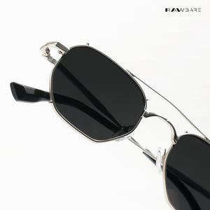 Vizag Prism - Harbor Smoke Polarized Hexagon Sunglasses - RB2614