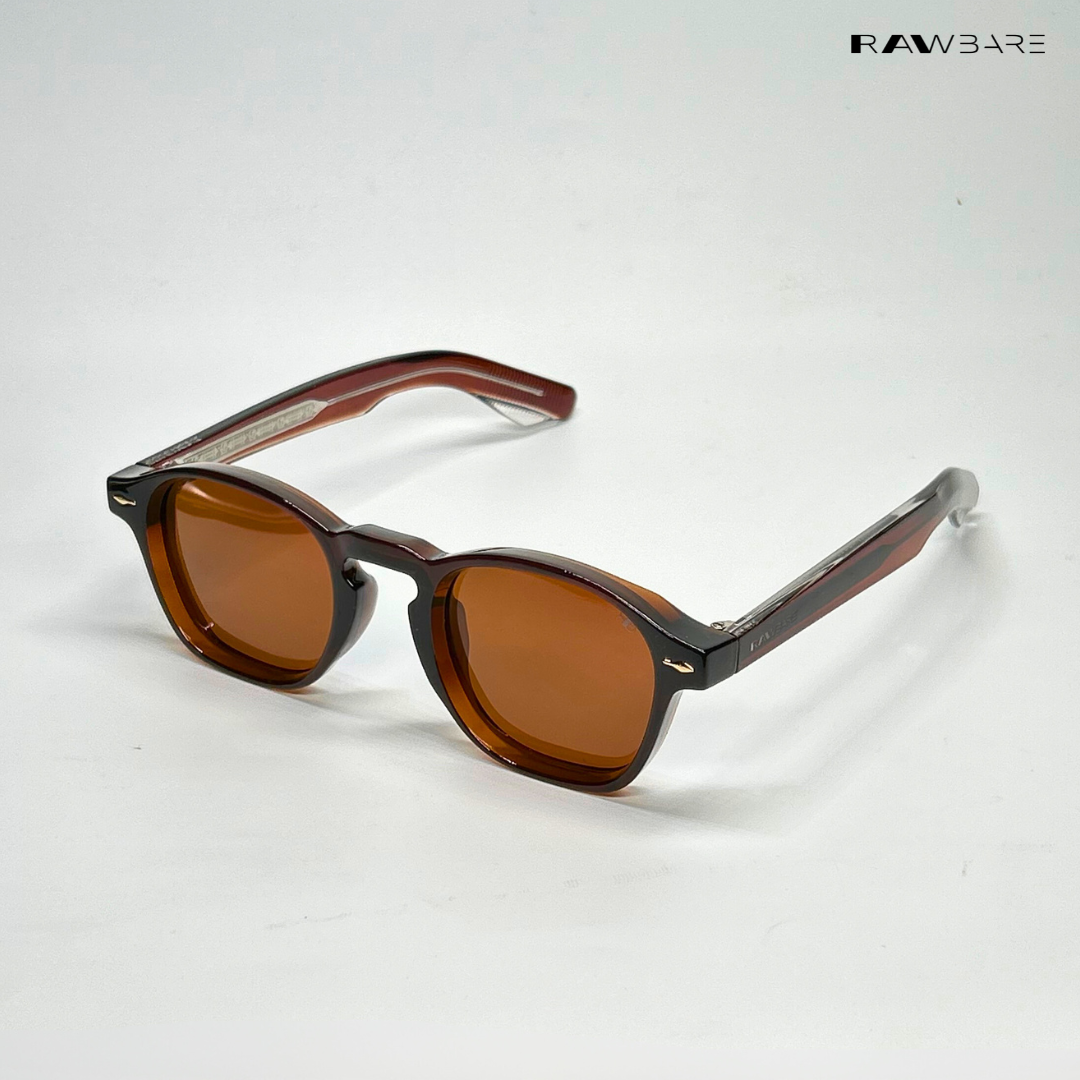Urban Grid - Brown Polarized Wayfarer Sunglasses - RB2458
