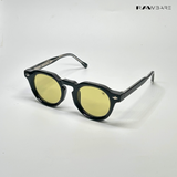 Groove Shades - Yellow Black Round Sunglasses - RB2539