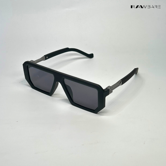 Oversized Retro Sunglasses - All Black / RB2311