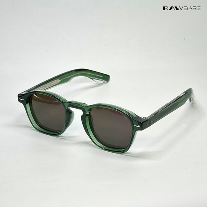Urban Grid - Green Polarized Wayfarer Sunglasses - RB2459