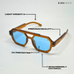 Pentavision - Sandy Wayfarer Sunglasses - RB2468