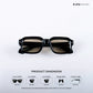Angular Aura - Dusky Olive Rectangle Sunglasses - RB2449