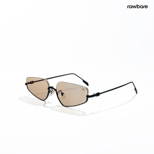 Aqua - Octopus Half Rim Tapered Square Sunglasses - RB3001