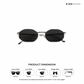 Rock - Granite Oval Sunglasses - RB2865