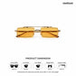 Horizon - Golden Hour Rectangle Sunglasses - RB2985