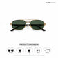 Forest - Bamboo Geometric Aviator Sunglasses - RB2886