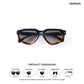 Mumbai Hush - Cuffe Geometric Cateye Sunglasses - RB3033
