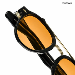 Dharamshala Aura - Oak Polarized Retro Round Sunglasses - RB3037