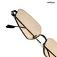 Aqua - Octopus Half Rim Tapered Square Sunglasses - RB3001
