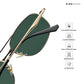 Forest - Bamboo Geometric Aviator Sunglasses - RB2886