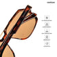 Bengaluru Dusk - Roam Geometric Square Sunglasses - RB3017