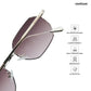 Orbit - Comet Hexagonal Square Sunglasses - RB2976
