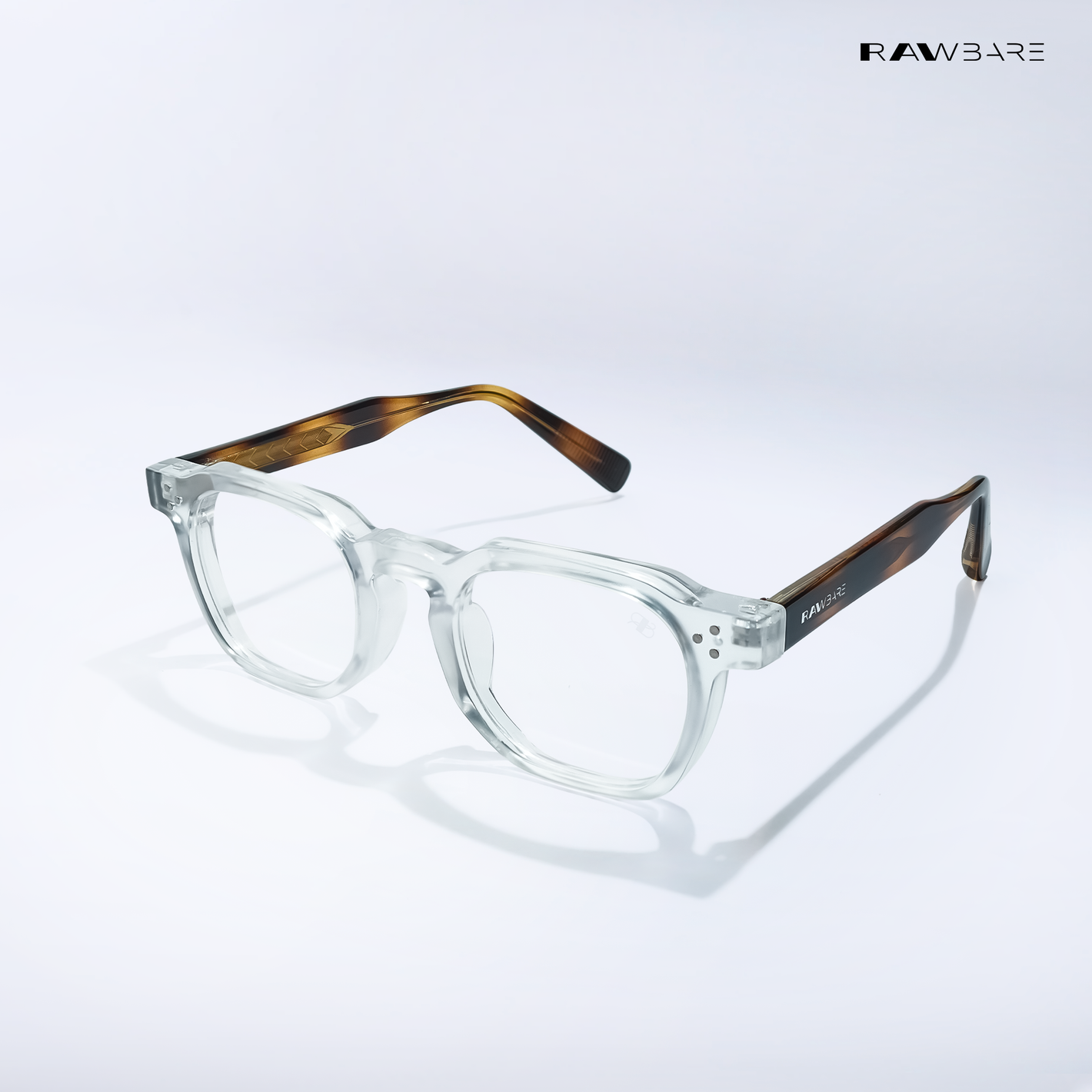 Aureo - Transparent Forest Square Bluecut Eyewear - RB2738