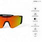 Turbo Tint - Orange Black Polarized Wrap Around Sunglasses - RB2425