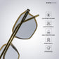 Tawi Gaze - Olive Angular Hexagon Sunglasses - RB2606