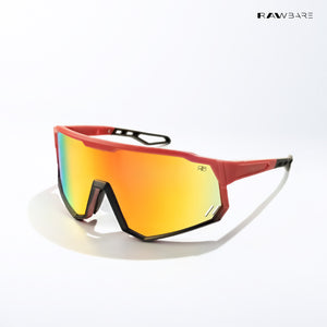 Velocity Core - Scarlet Rush Polarized Wrap Around Sunglasses - RB2815