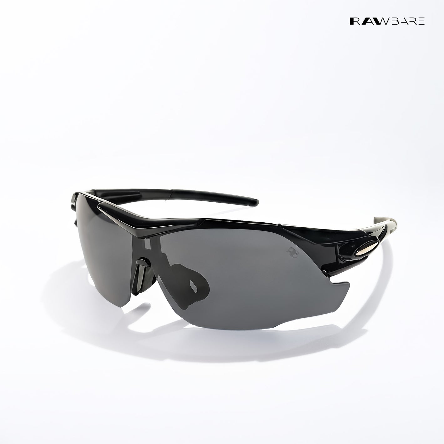 Dagger Rush - Jet Polarized Wrap Around Sunglasses - RB2821
