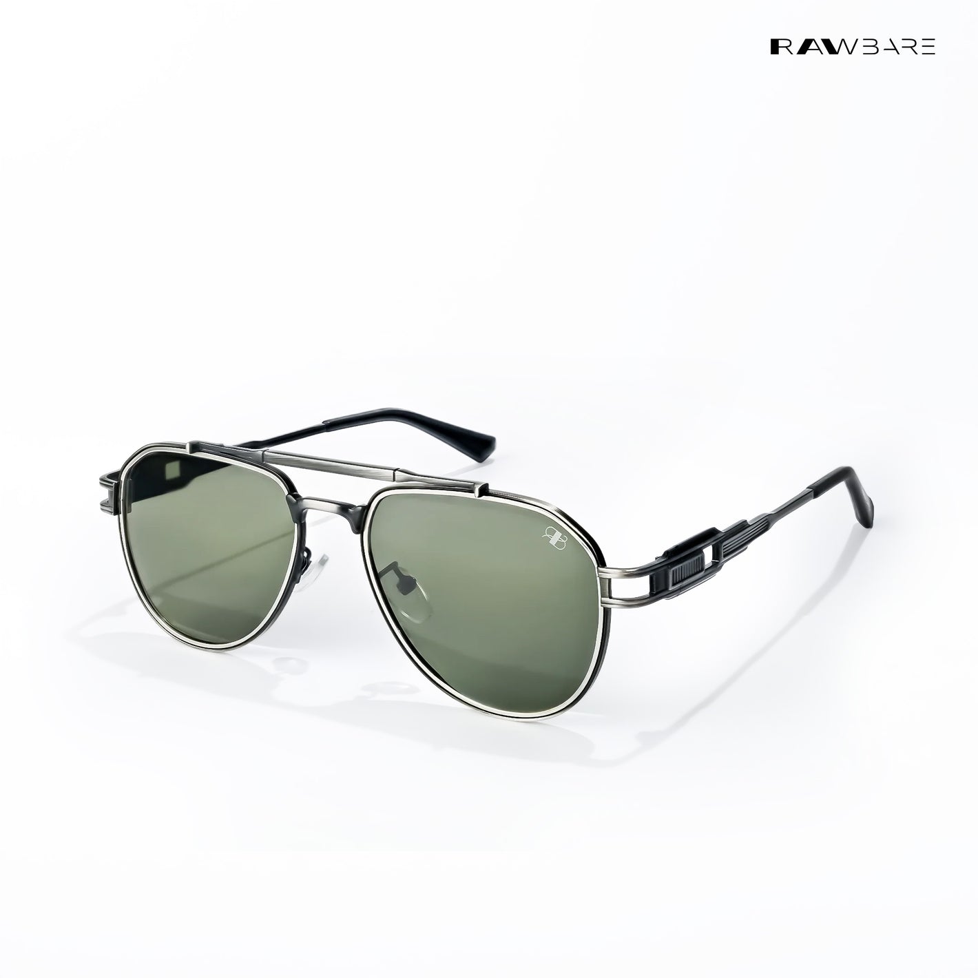 Valmont Aviator- Leaf Steel Polarized Aviator Sunglasses - RB2728
